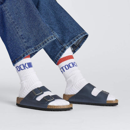 Cotton Tennis Socks | White/Red/Blue - socks - Birkenstock