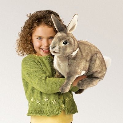 Cottontail Rabbit Puppet - TOY - FOLKMANIS