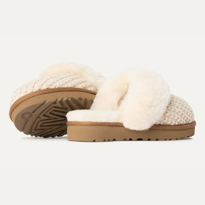 Cozy | Women | Knit/Sheepskin | Cream - Slipper - UGG