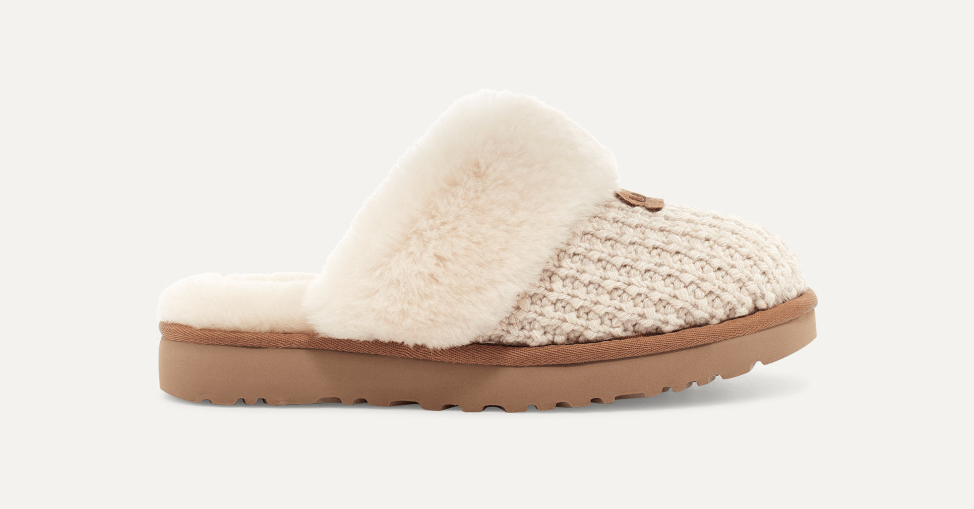 Cozy | Women | Knit/Sheepskin | Cream - Slipper - UGG