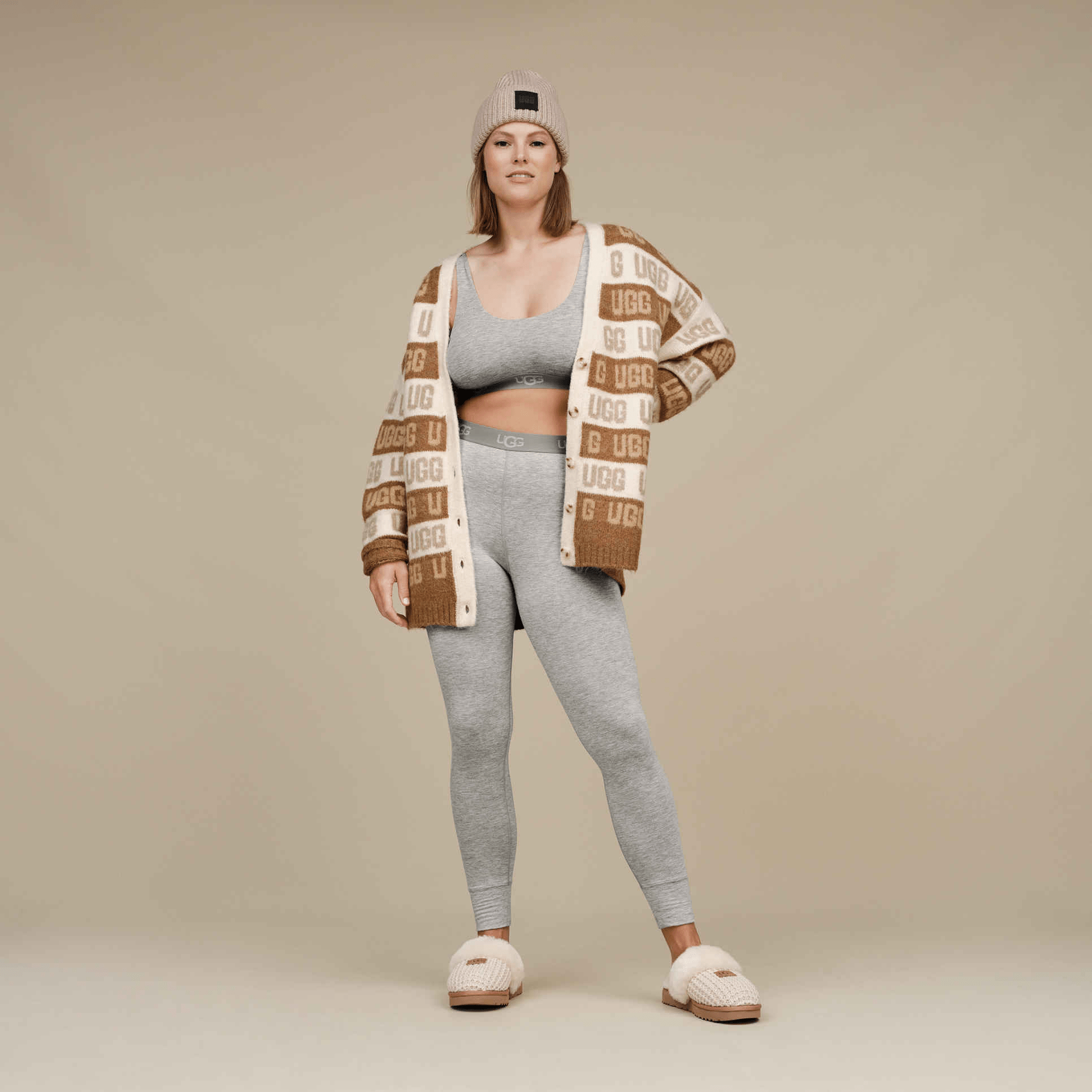 Cozy | Women | Knit/Sheepskin | Cream - Slipper - UGG