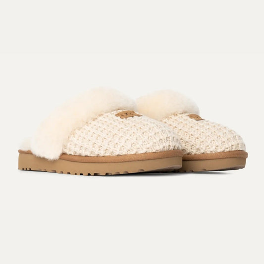 Cozy | Women | Knit/Sheepskin | Cream - Slipper - UGG