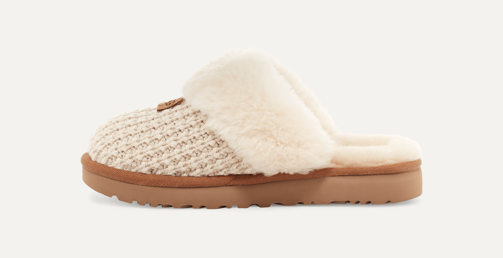 Cozy | Women | Knit/Sheepskin | Cream - Slipper - UGG