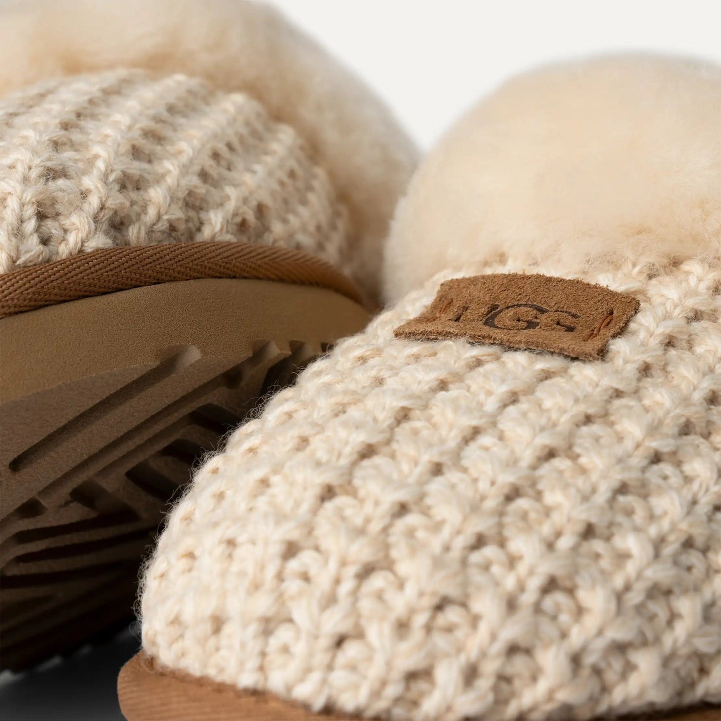 Cozy | Women | Knit/Sheepskin | Cream - Slipper - UGG