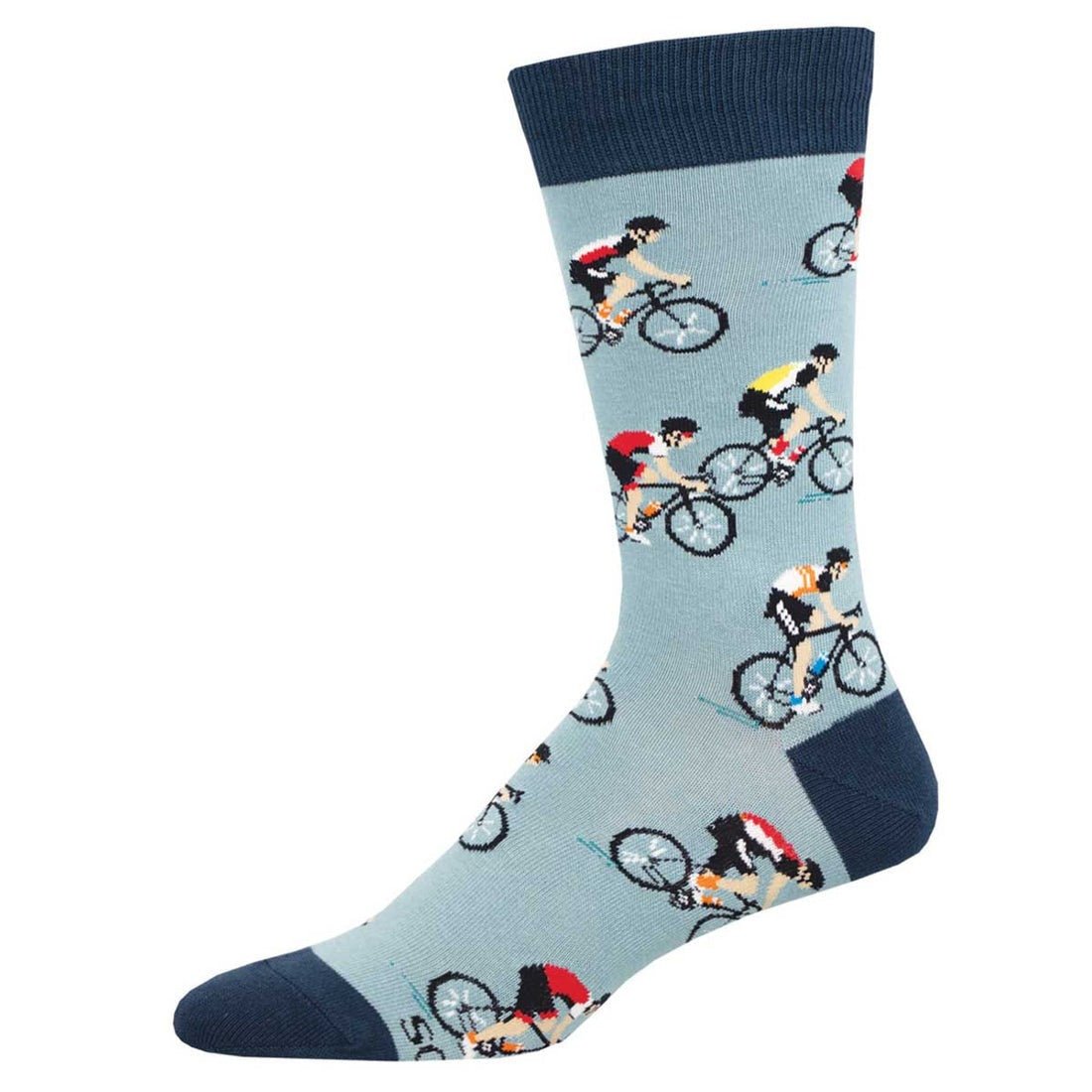 Cycling Crew | Men | Blue - socks - Socksmith