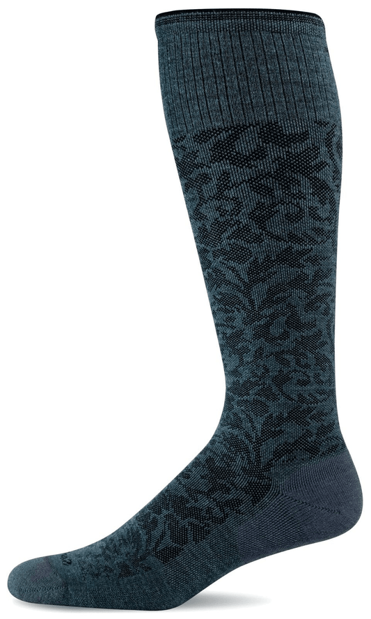 Damask | Compression | Women | Blueridge - socks - Sockwell