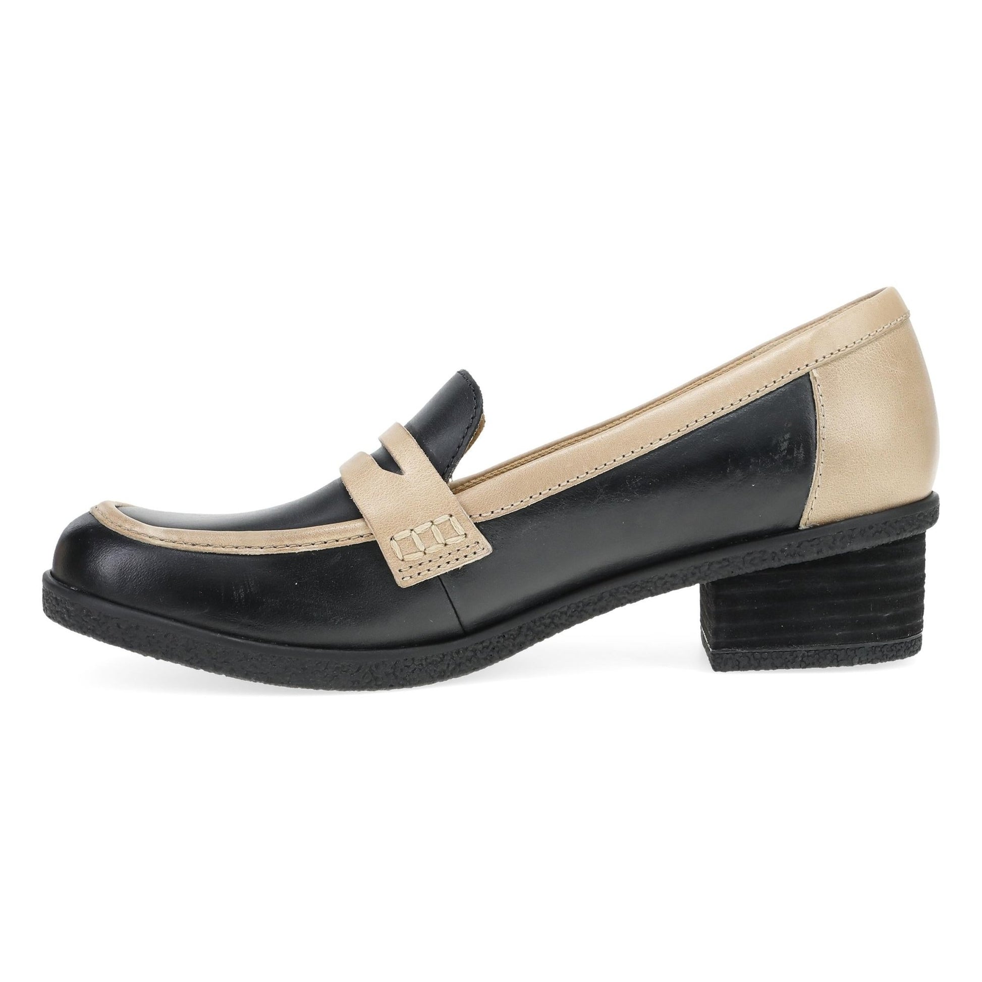 Danica | Waterproof | Burnished Leather | Black/Dune - shoe - Dansko
