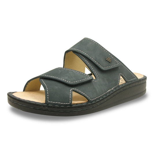 Danzig Classic | Men | Nubuck | Corso Blue - sandals - Finn Comfort
