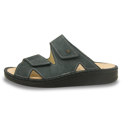 Danzig Classic | Men | Nubuck | Corso Blue - sandals - Finn Comfort