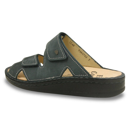 Danzig Classic | Men | Nubuck | Corso Blue - sandals - Finn Comfort