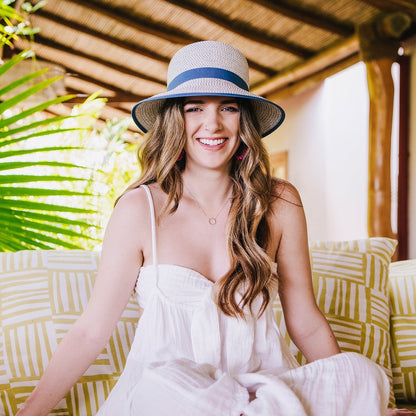 Darby | Women | Ivory/Dusty Blue - HAT - WALLAROO