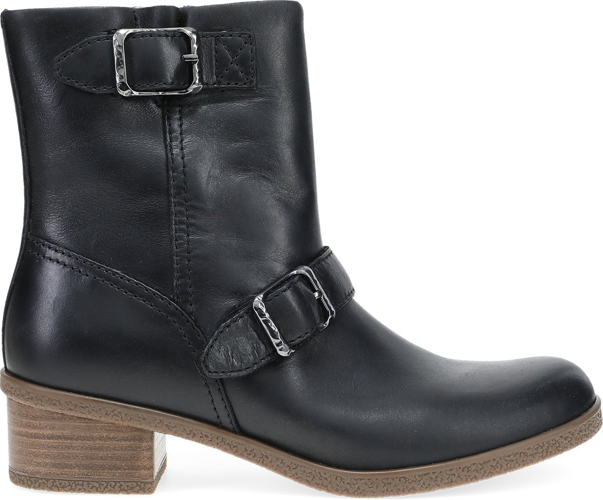 Delphine | Waterproof | Burnished | Black - Boot - Dansko