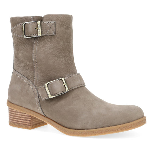 Delphine | Waterproof | Nubuck Leather | Stone - Boot - Dansko