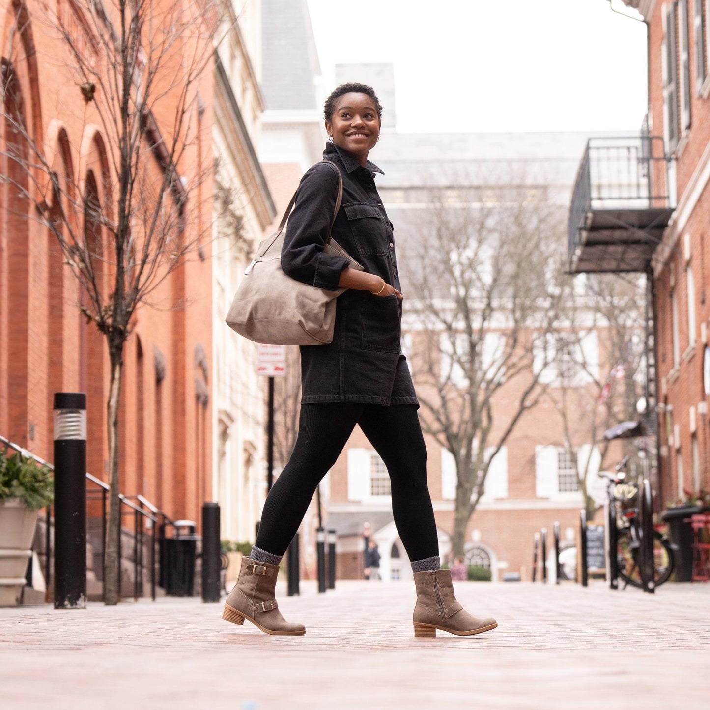 Delphine | Waterproof | Nubuck Leather | Stone - Boot - Dansko