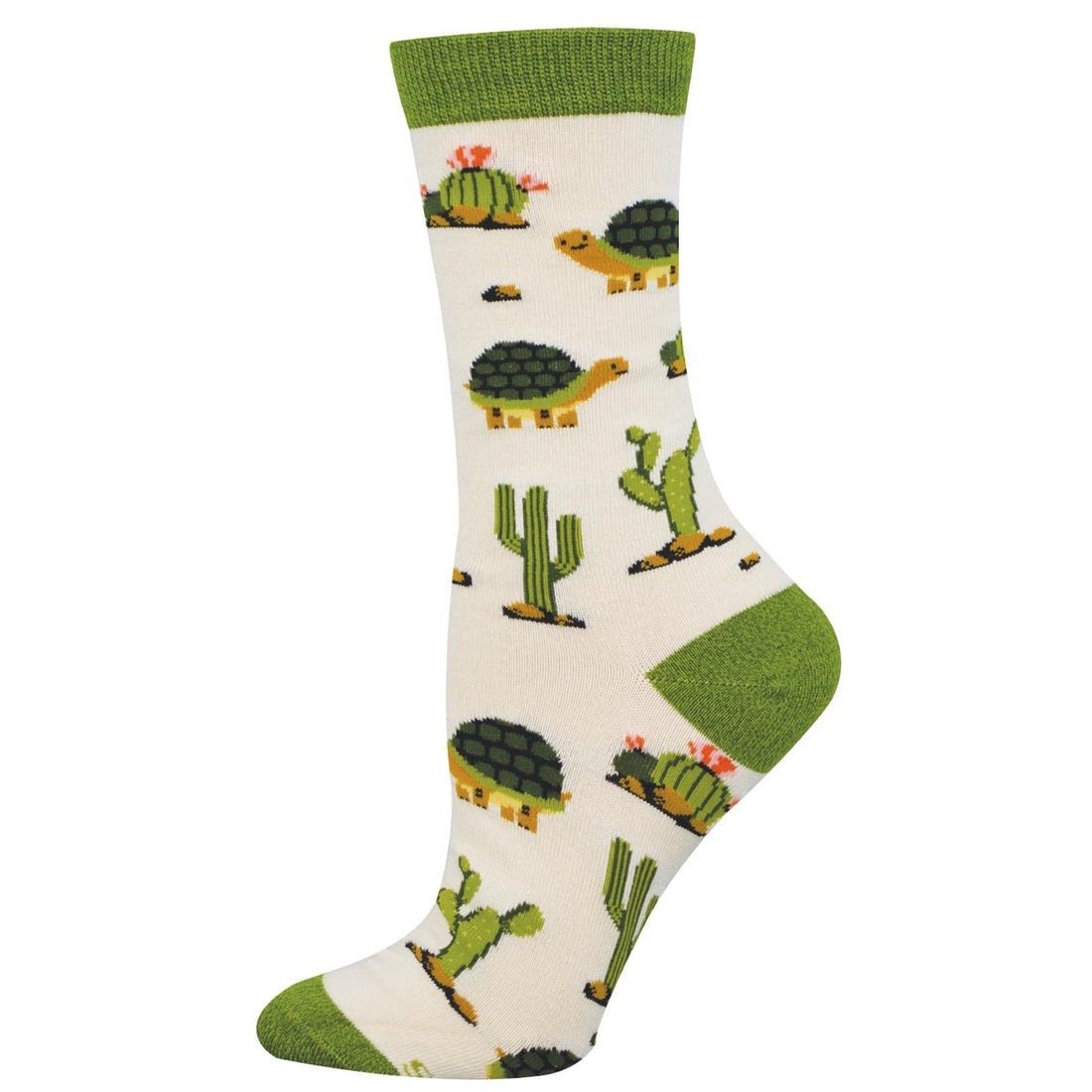 Deserted Tortoise | Bamboo | Women | Ivory - socks - Socksmith