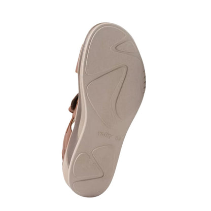 Desh | Leather | Cognac - sandals - Wolky