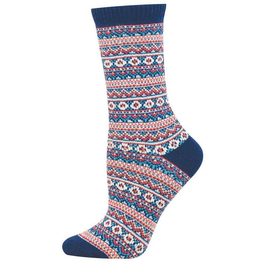 Diamond Peaks | Women | Blue - socks - Socksmith