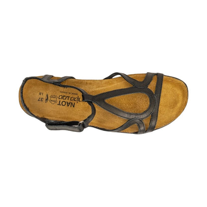 Dorith | Leather | Black Raven - sandals - Naot