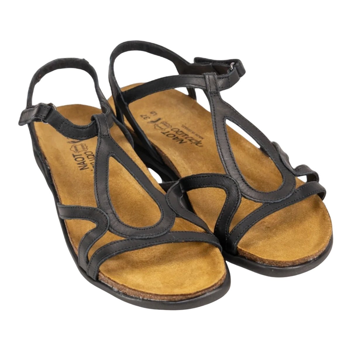 Dorith | Leather | Black Raven - sandals - Naot
