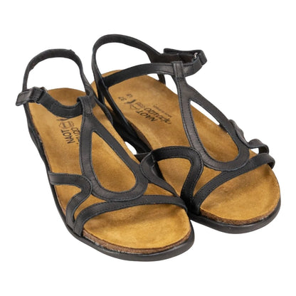 Dorith | Leather | Black Raven - sandals - Naot