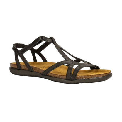 Dorith | Leather | Black Raven - sandals - Naot