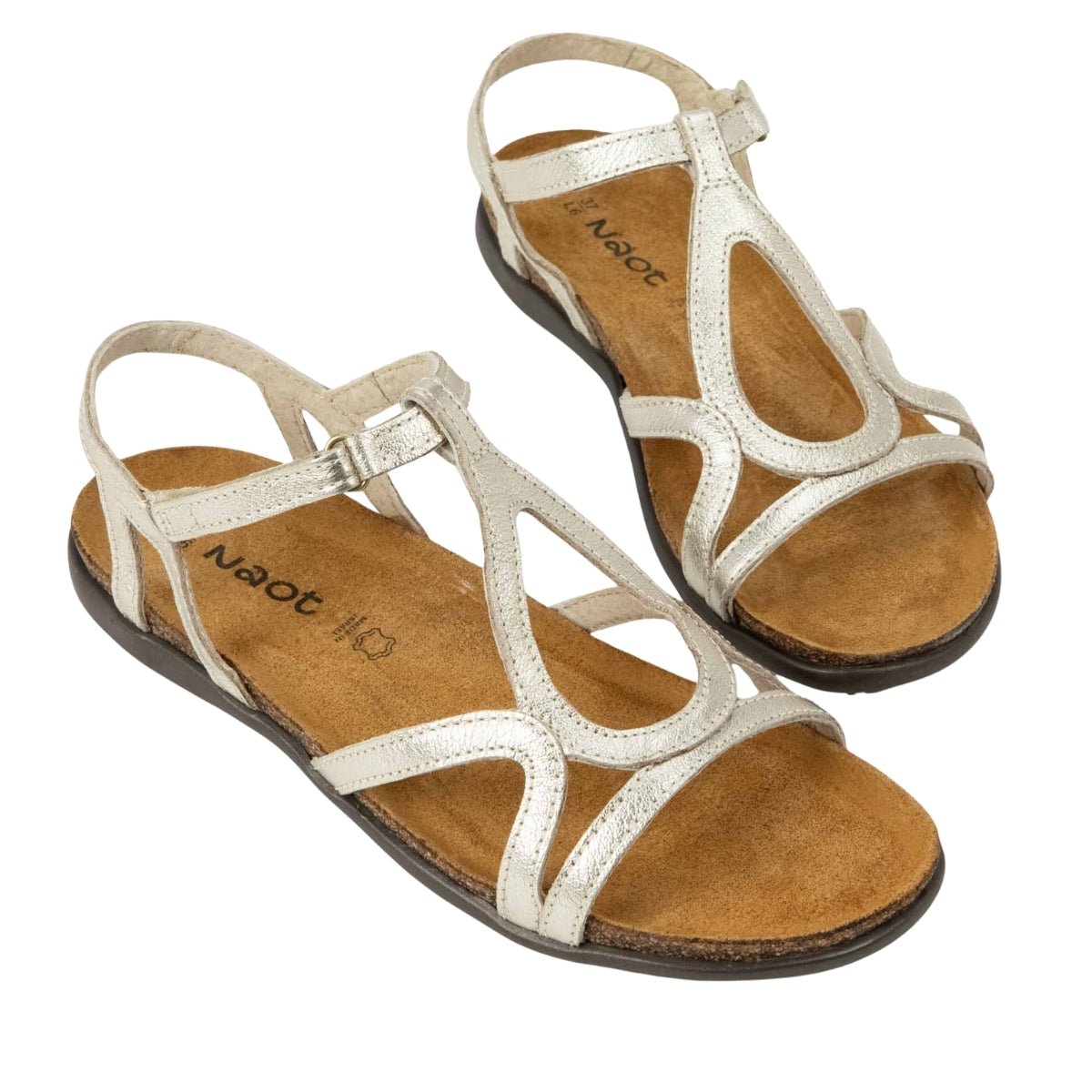 Dorith | Leather | Radiant Gold - sandals - Naot