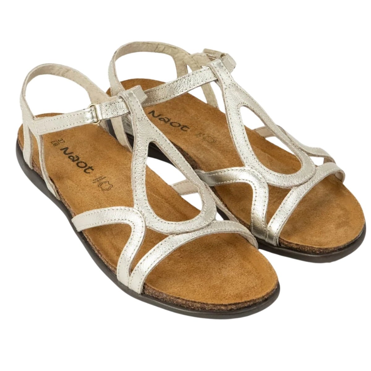 Dorith | Leather | Radiant Gold - sandals - Naot