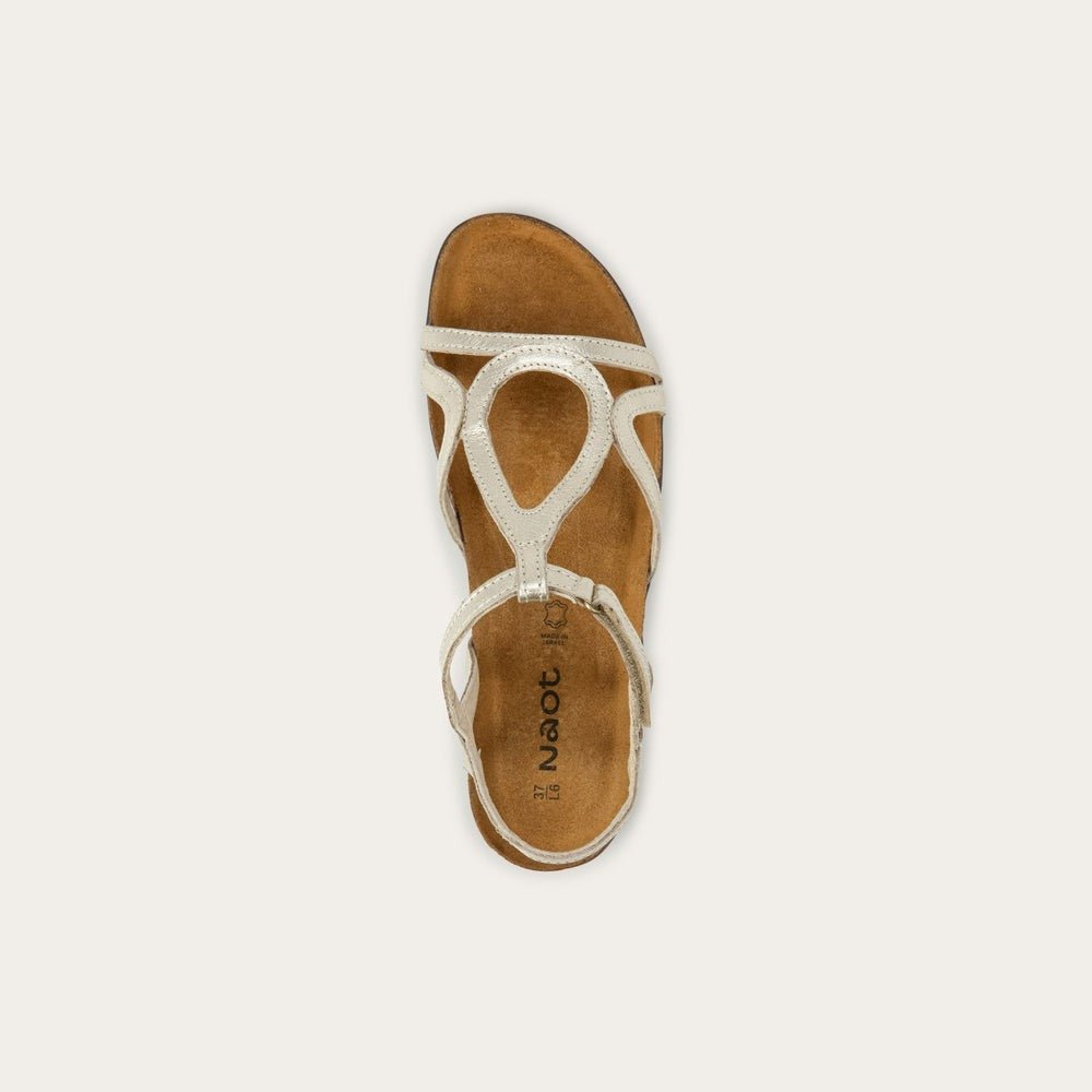 Dorith | Leather | Radiant Gold - sandals - Naot