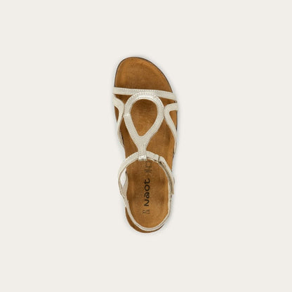 Dorith | Leather | Radiant Gold - sandals - Naot