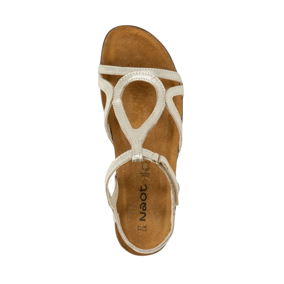 Dorith | Leather | Radiant Gold - sandals - Naot