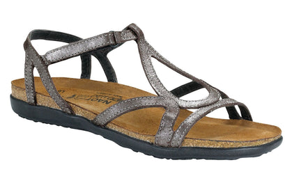 Dorith | Leather | Silver Threads - sandals - Naot