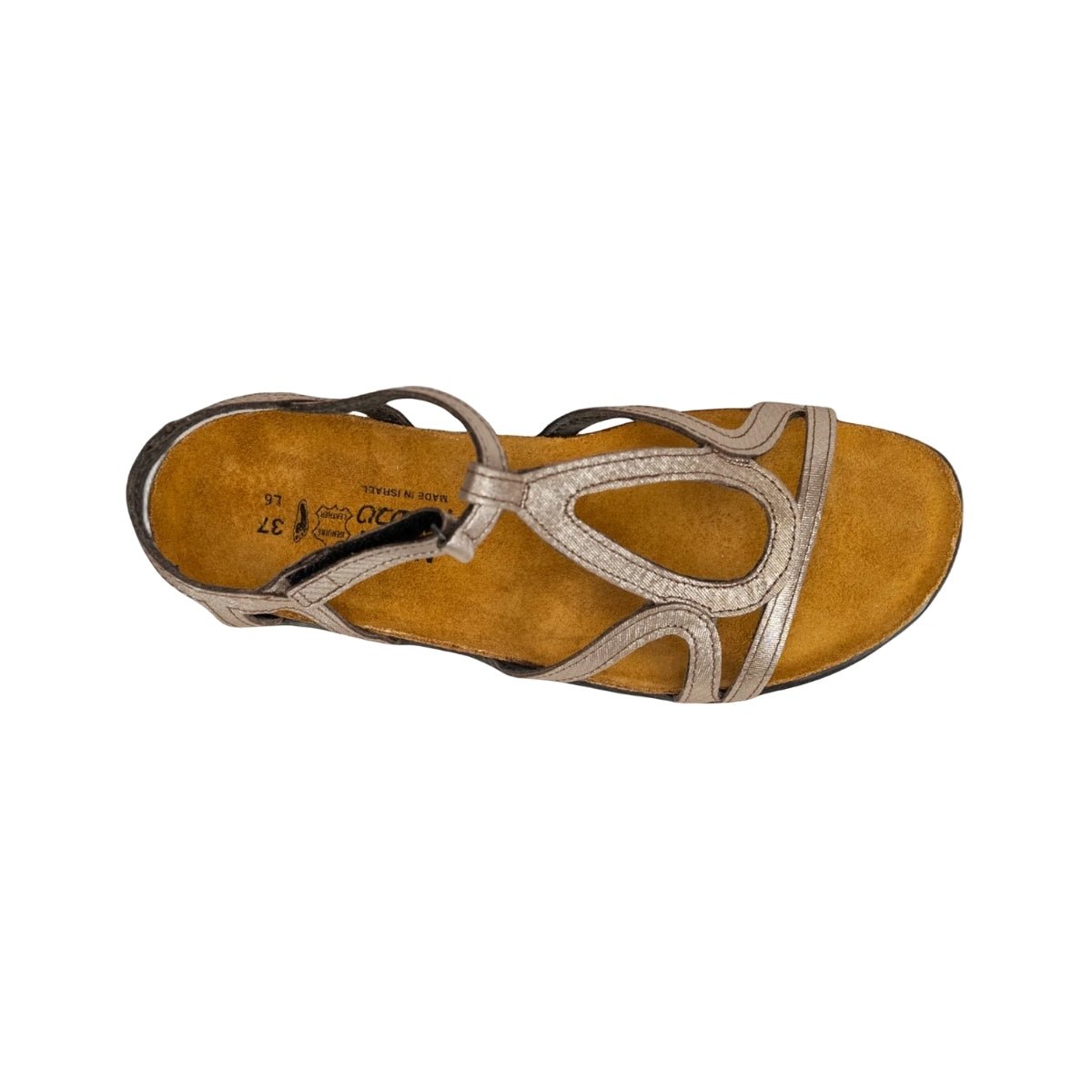 Dorith | Leather | Silver Threads - sandals - Naot