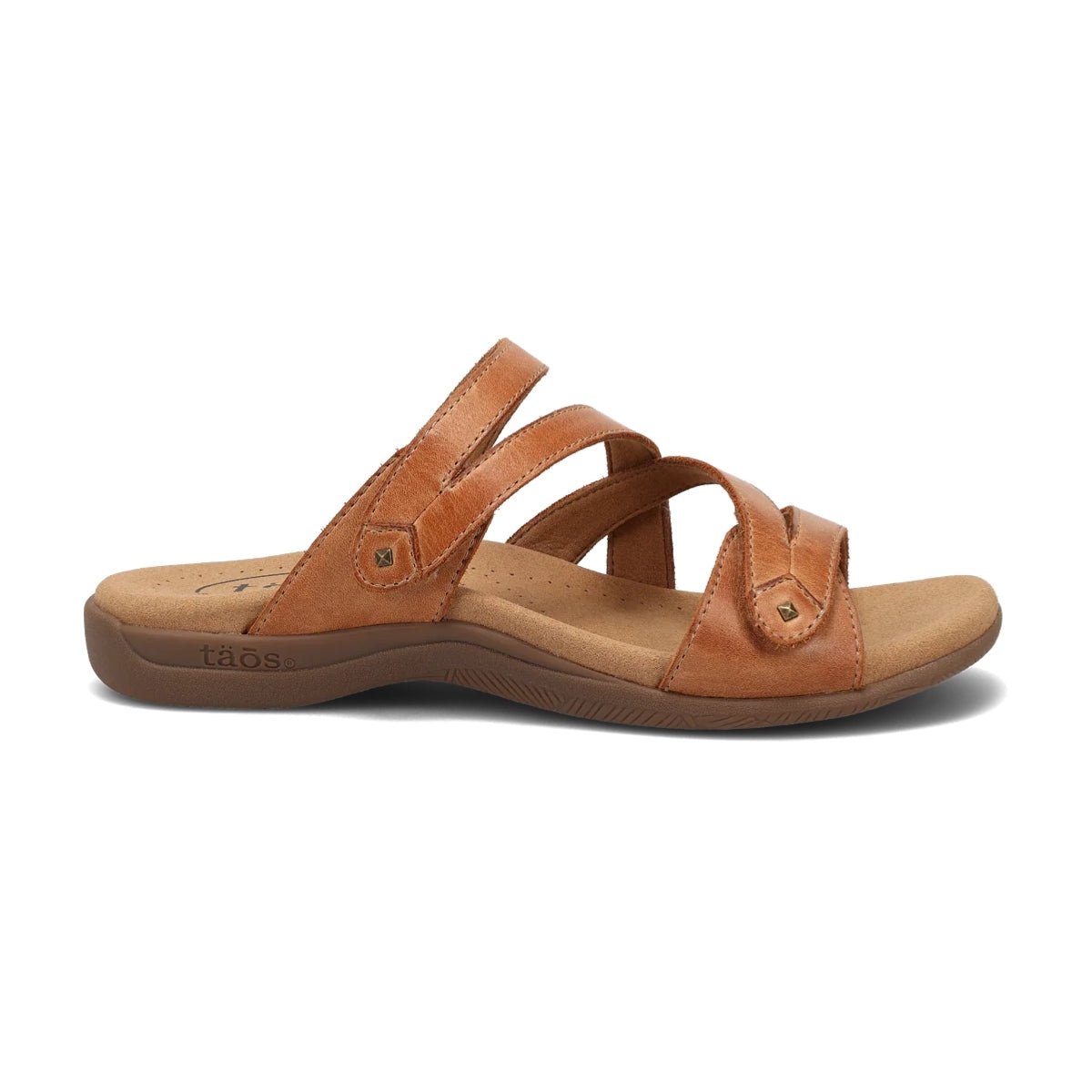 Double U | Leather | Caramel - sandals - Taos
