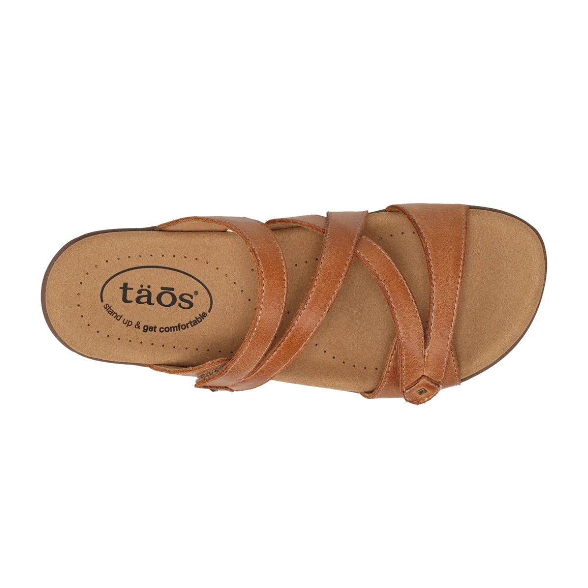 Double U | Leather | Caramel - sandals - Taos