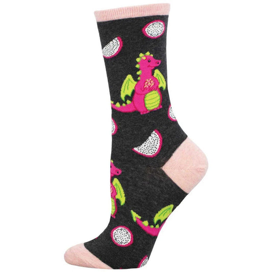 Dragonfruit | Women | Charcoal Heather - Socks - Socksmith