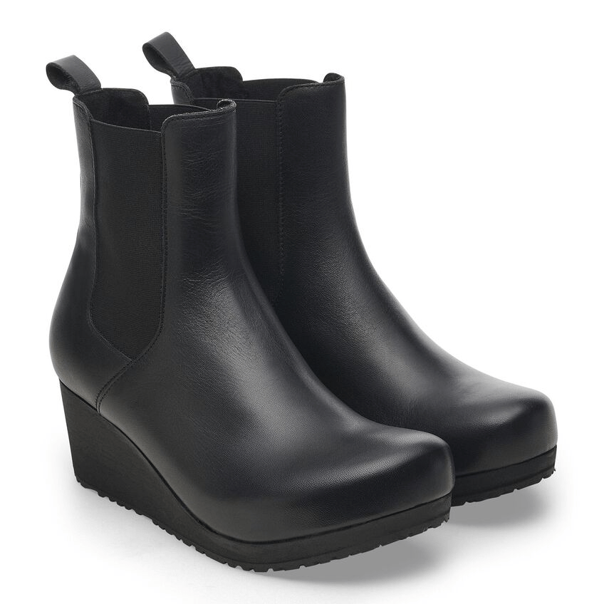 Ebba Slip On | Leather | Black - Boot - Birkenstock