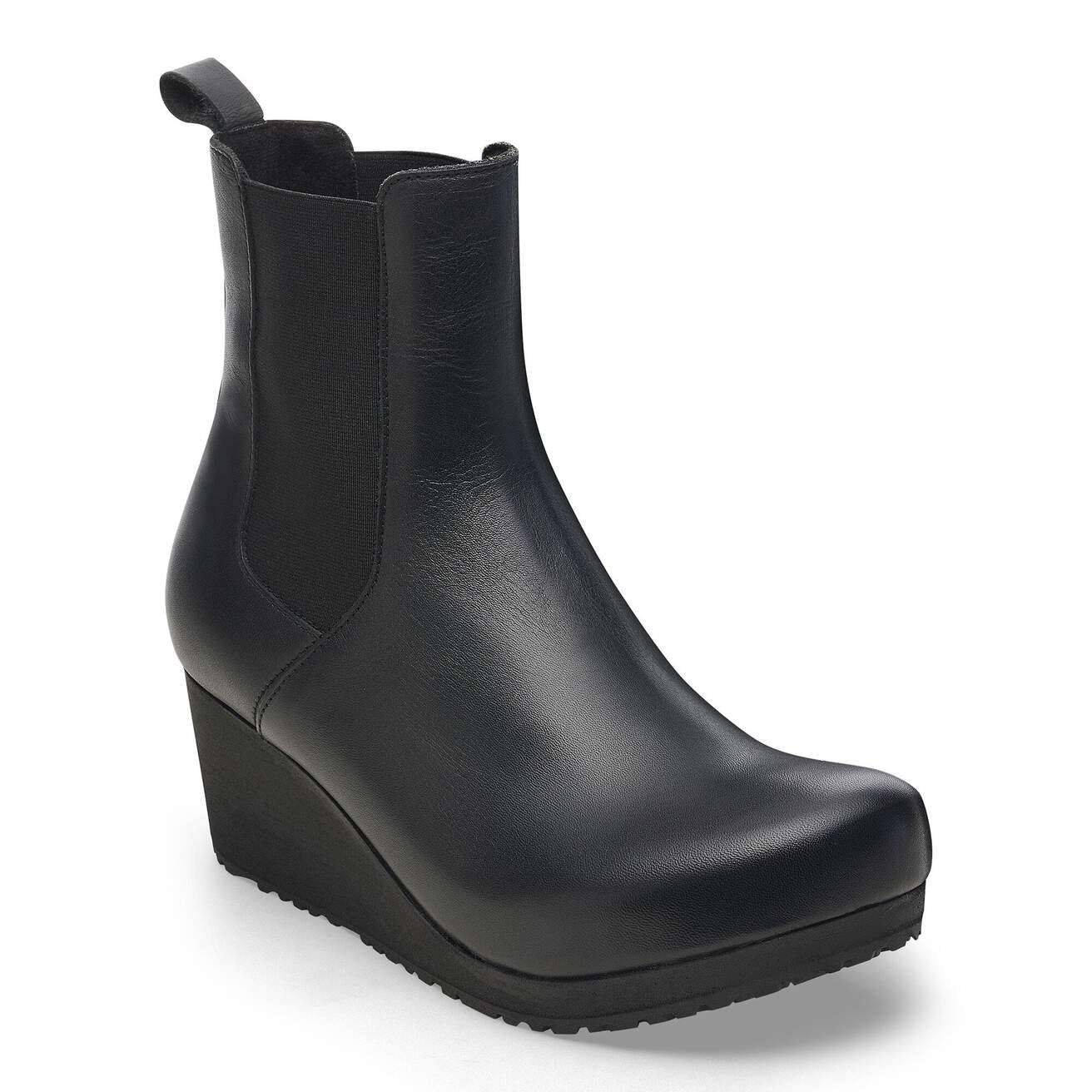 Ebba Slip On | Leather | Black/Black - Boot - Birkenstock