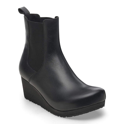 Ebba Slip On | Leather | Black/Black - Boot - Birkenstock