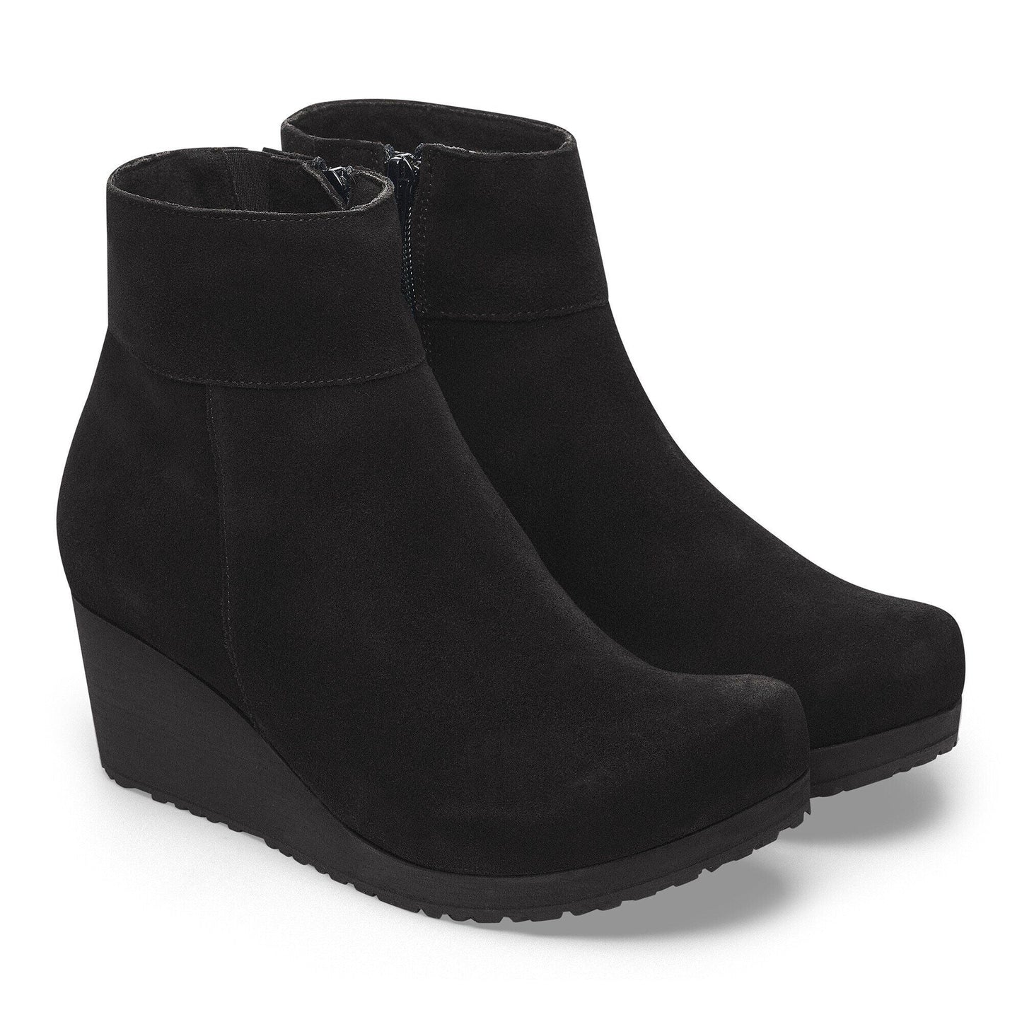 Ebba | Suede | Black/Black - Wedge - Birkenstock