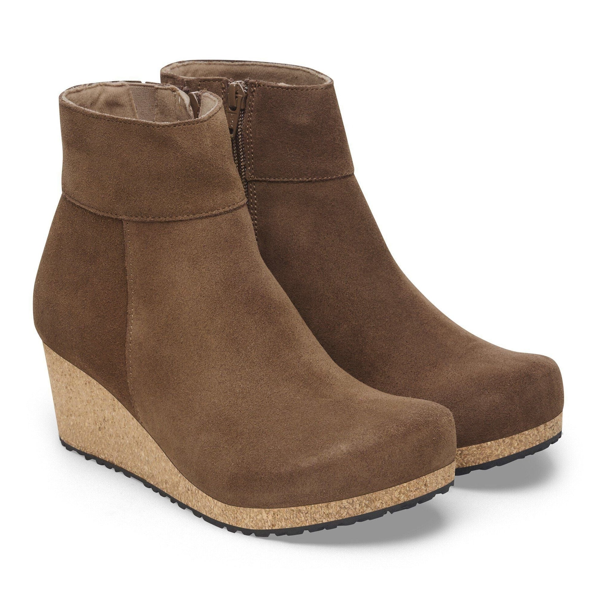 Ebba | Suede | Dark Tea - Wedge - Birkenstock