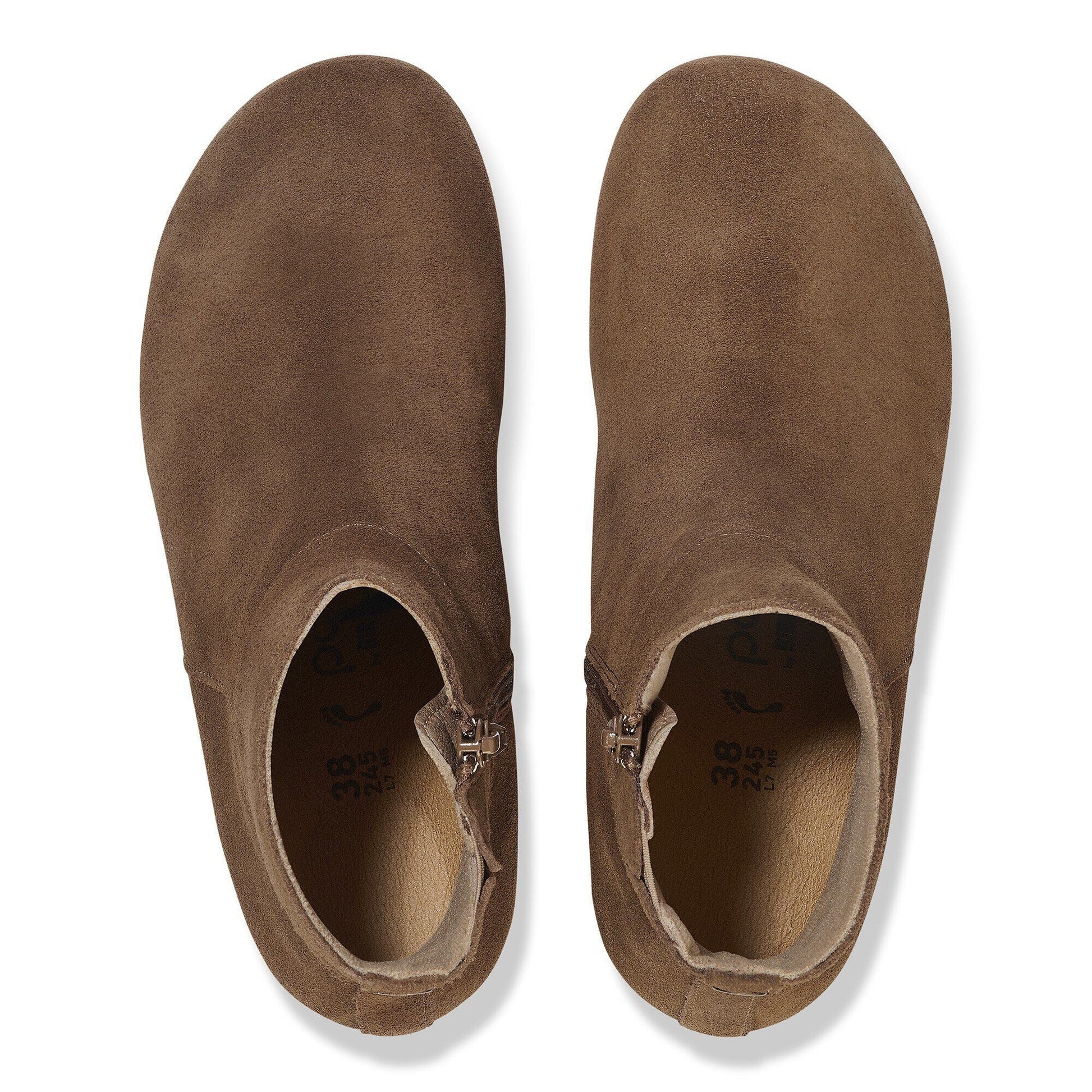 Ebba | Suede | Dark Tea - Wedge - Birkenstock