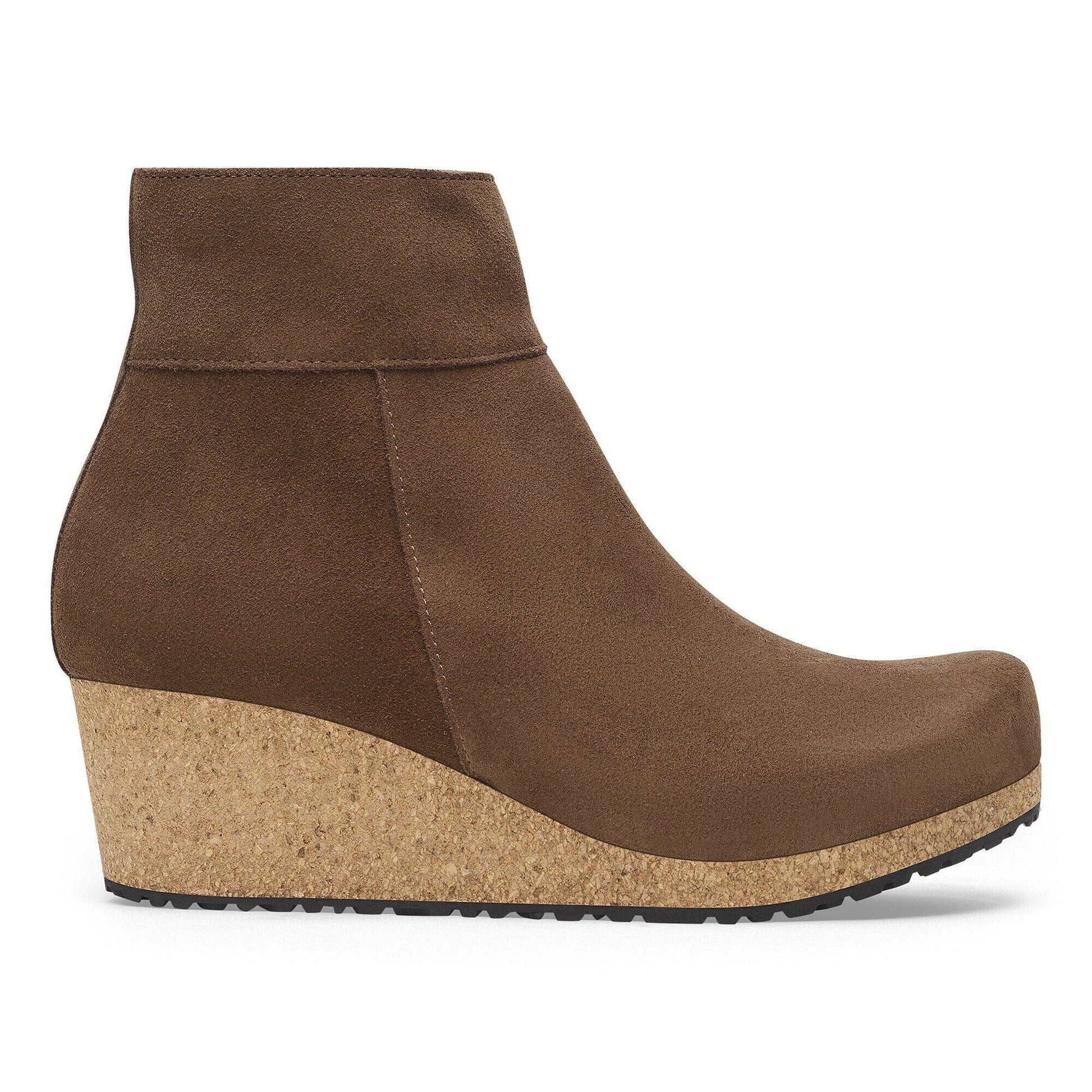 Ebba | Suede | Dark Tea - Wedge - Birkenstock