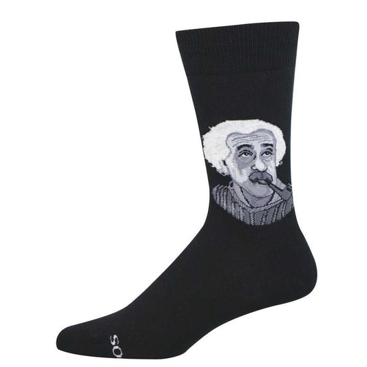 Einstein Pipe | Men | Black - socks - Socksmith