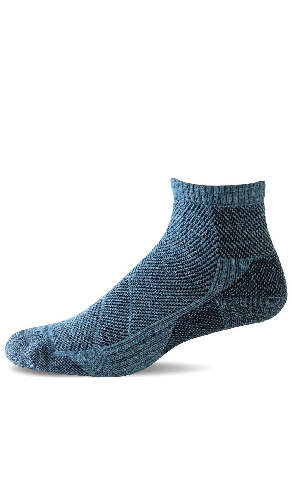 Elevate Quarter | Men | Blueridge - Socks - Sockwell