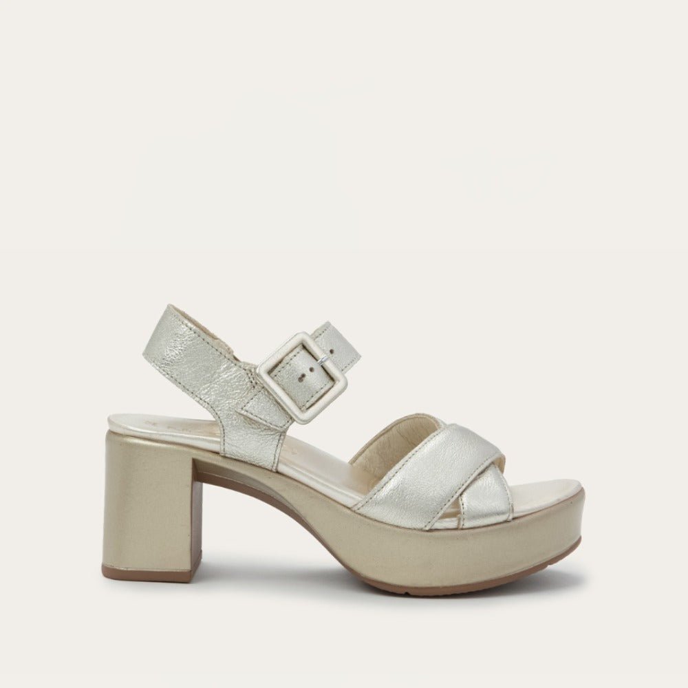 Elite | Leather | Radiant Gold - Sandals - Naot