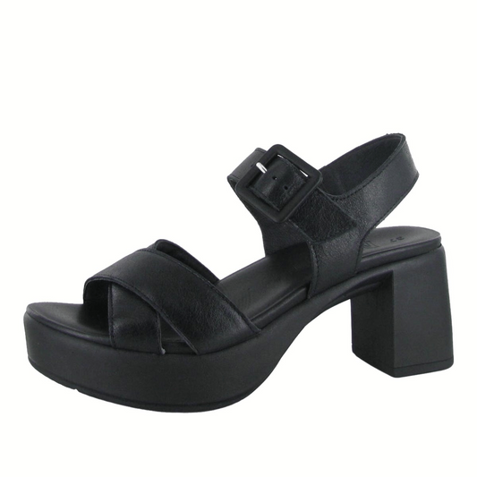 Elite | Leather | Shiny Black - Sandals - Naot