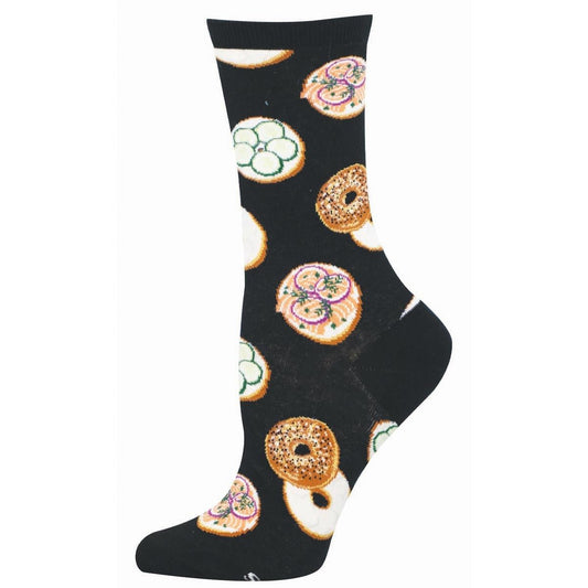 Everything Bagels | Women | Black - socks - Socksmith