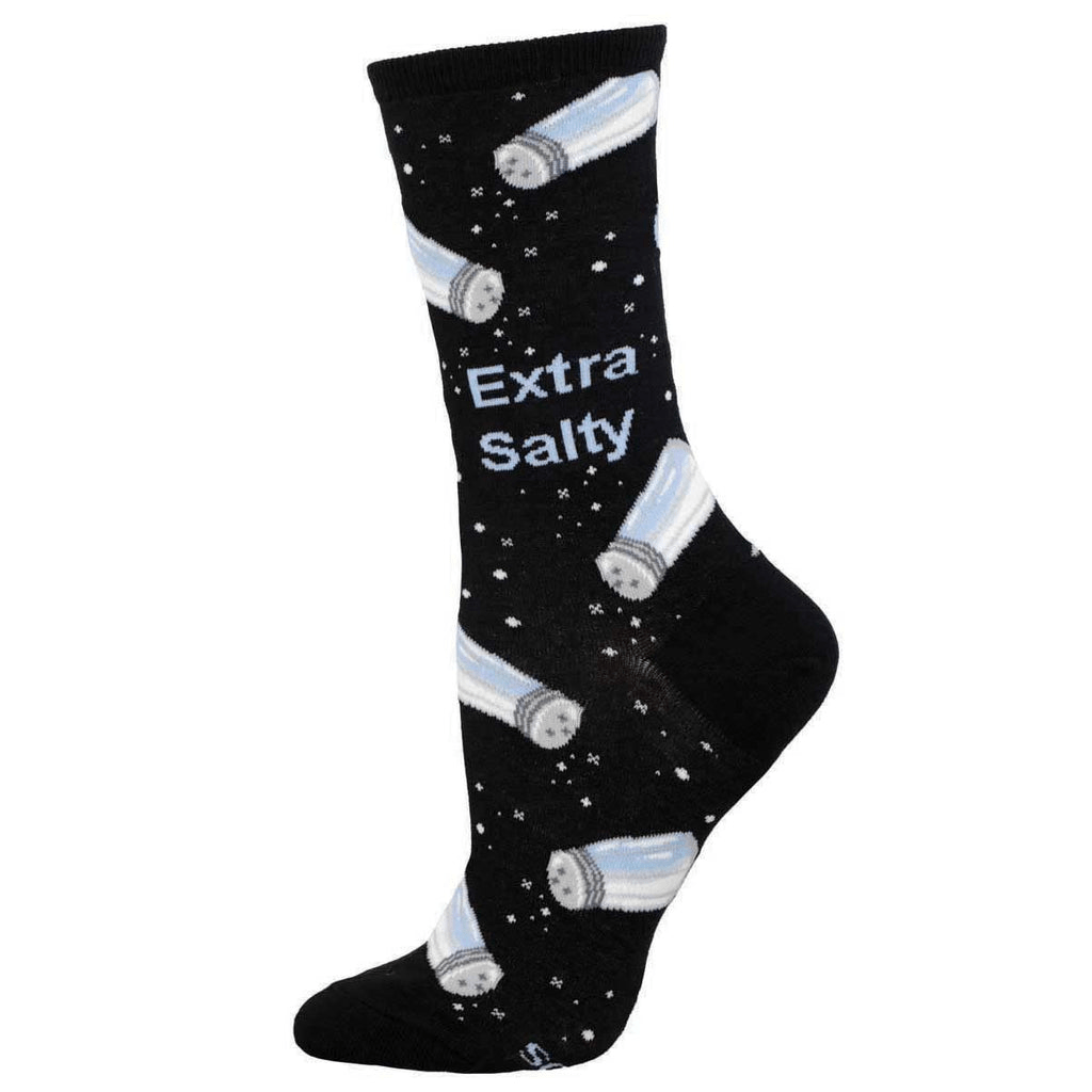 Extra Salty | Women | Black - Socks - Socksmith