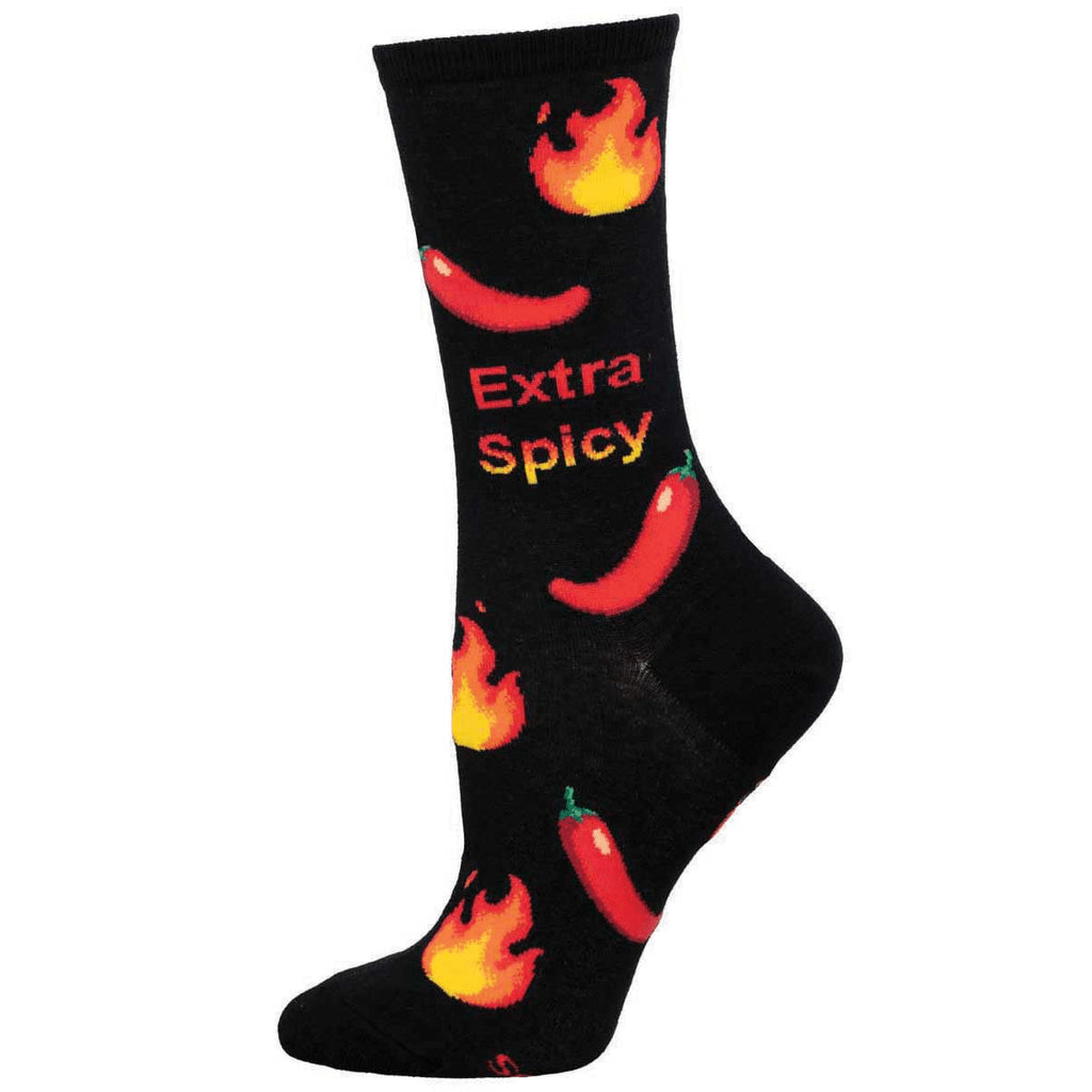 Extra Spicy | Women | Black - Socks - Socksmith