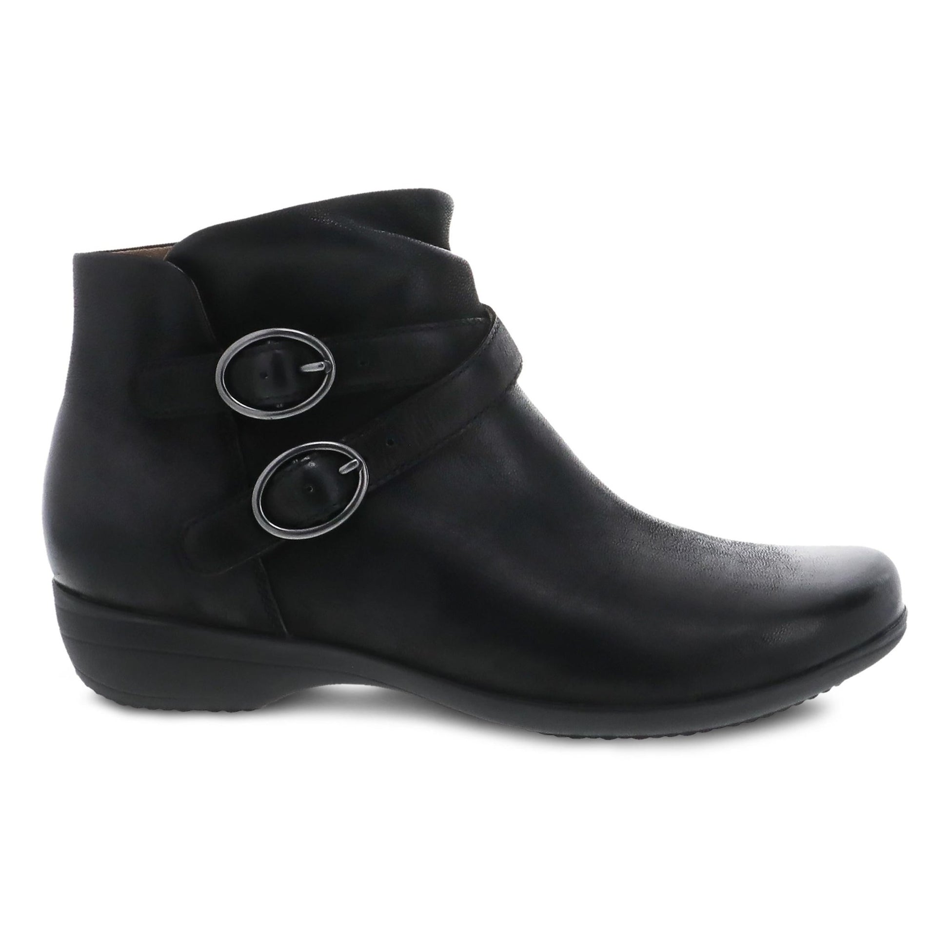 Faithe | Burnished Nubuck | Black - Boot - Dansko